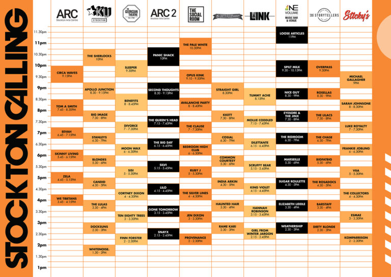 Stockton Calling 2023 Stockton Calling Music Festival